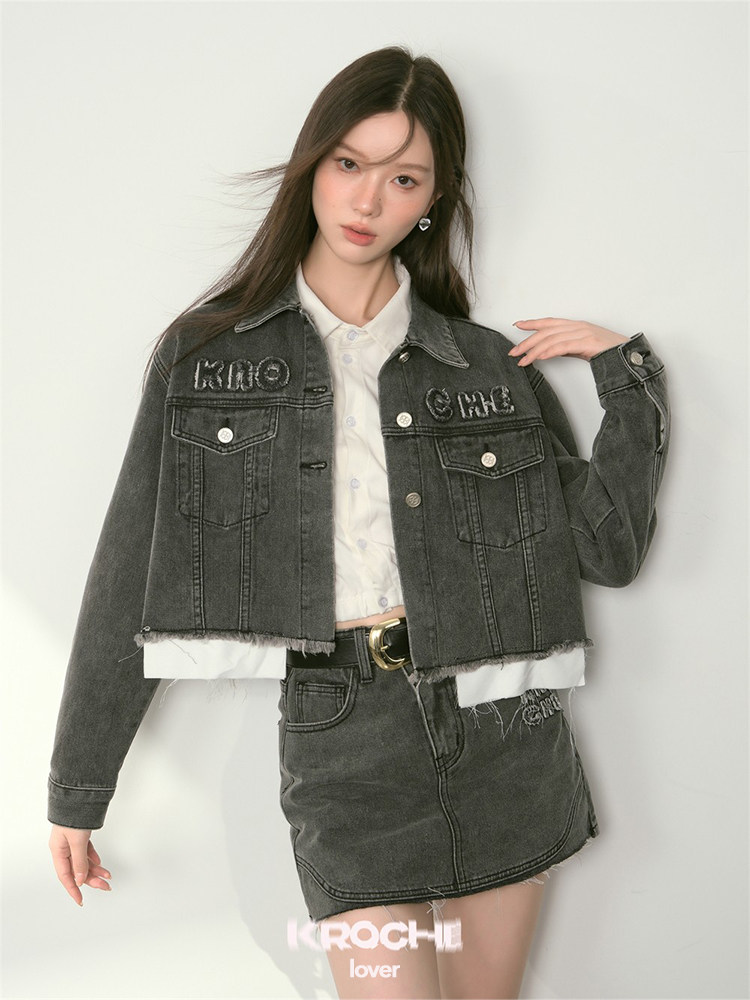 KROCHE デニム ハイウエスト セットアップ K23277