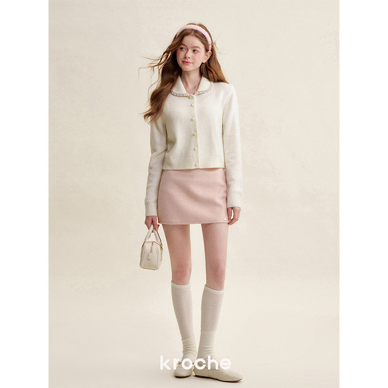 KROCHE ハイウエスト スカート KB4645