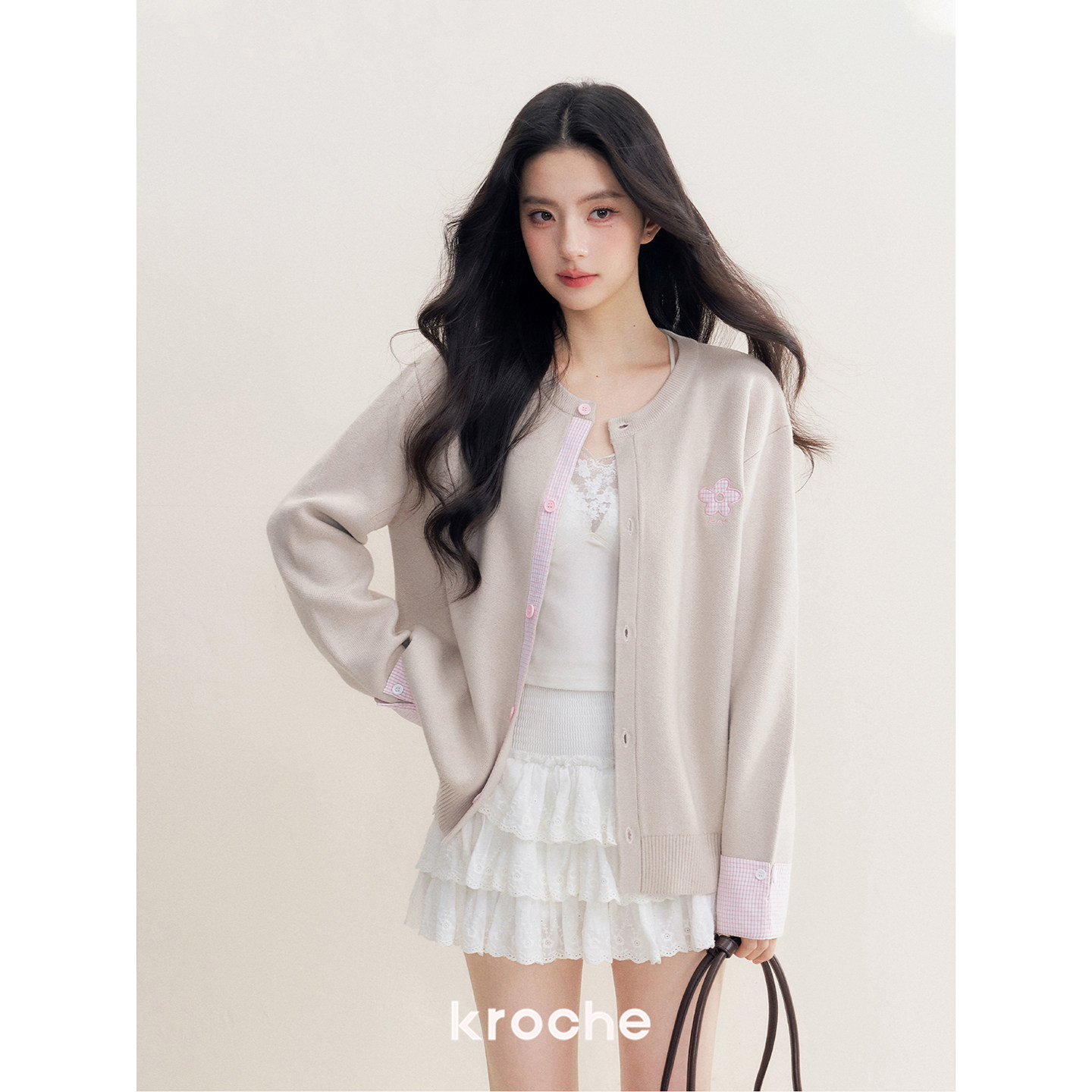 KROCHE チェック ジャケット KP8028