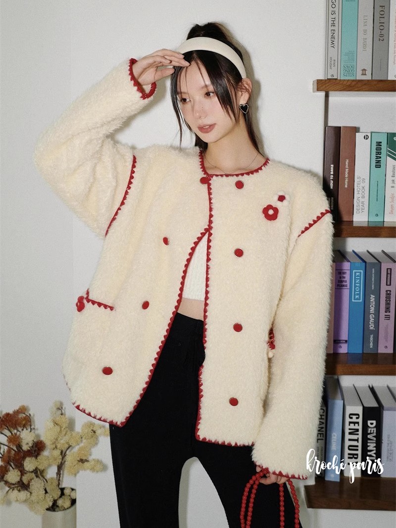 KROCHE フラワー ジャケット K22615
