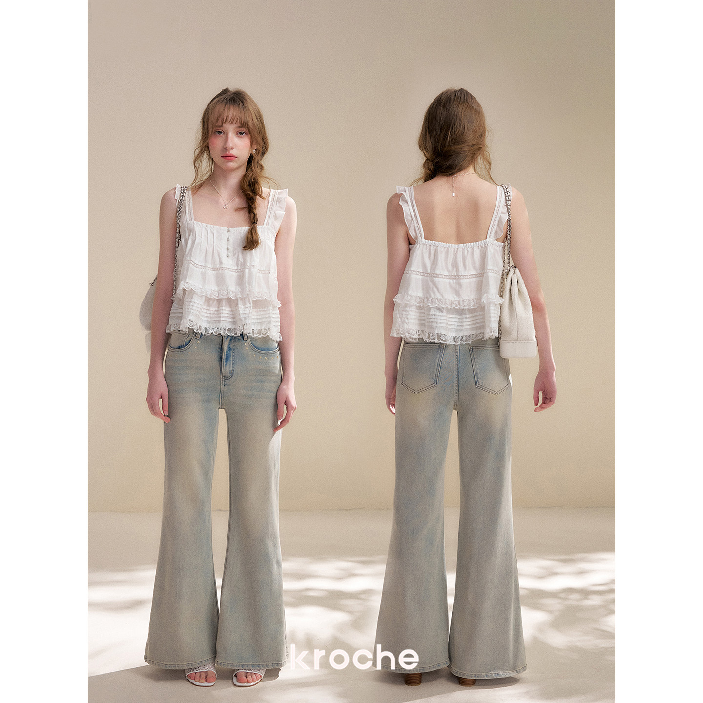KROCHE デニム デニムパンツ KN2019
