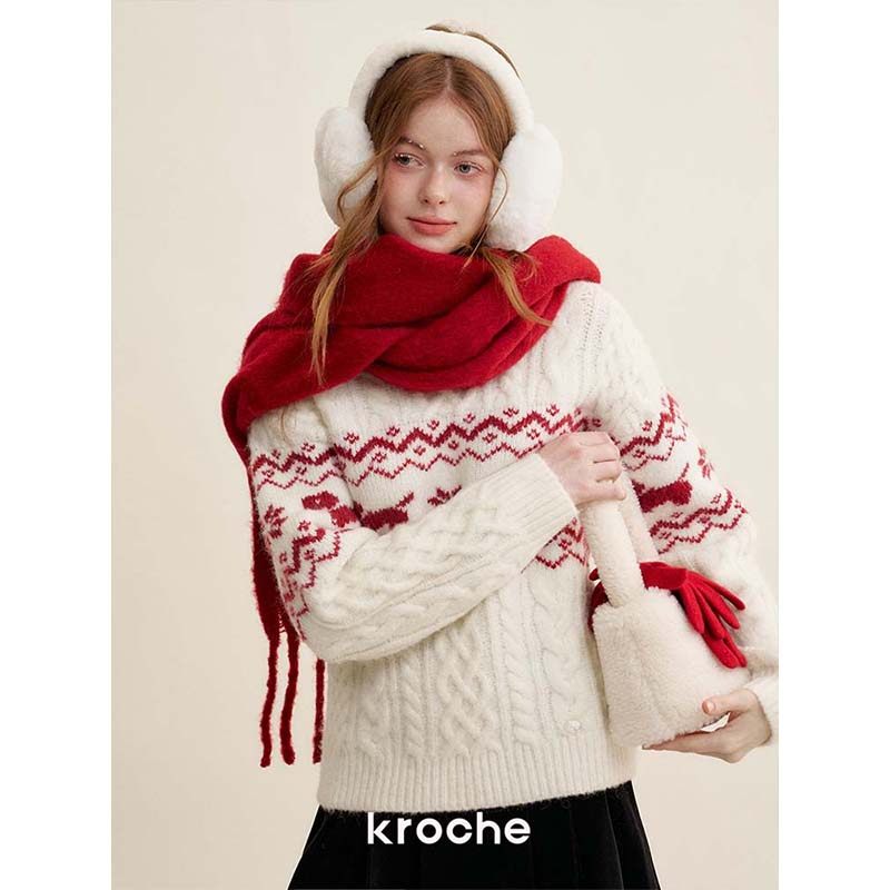 KROCHE 配色 ニット KB4615