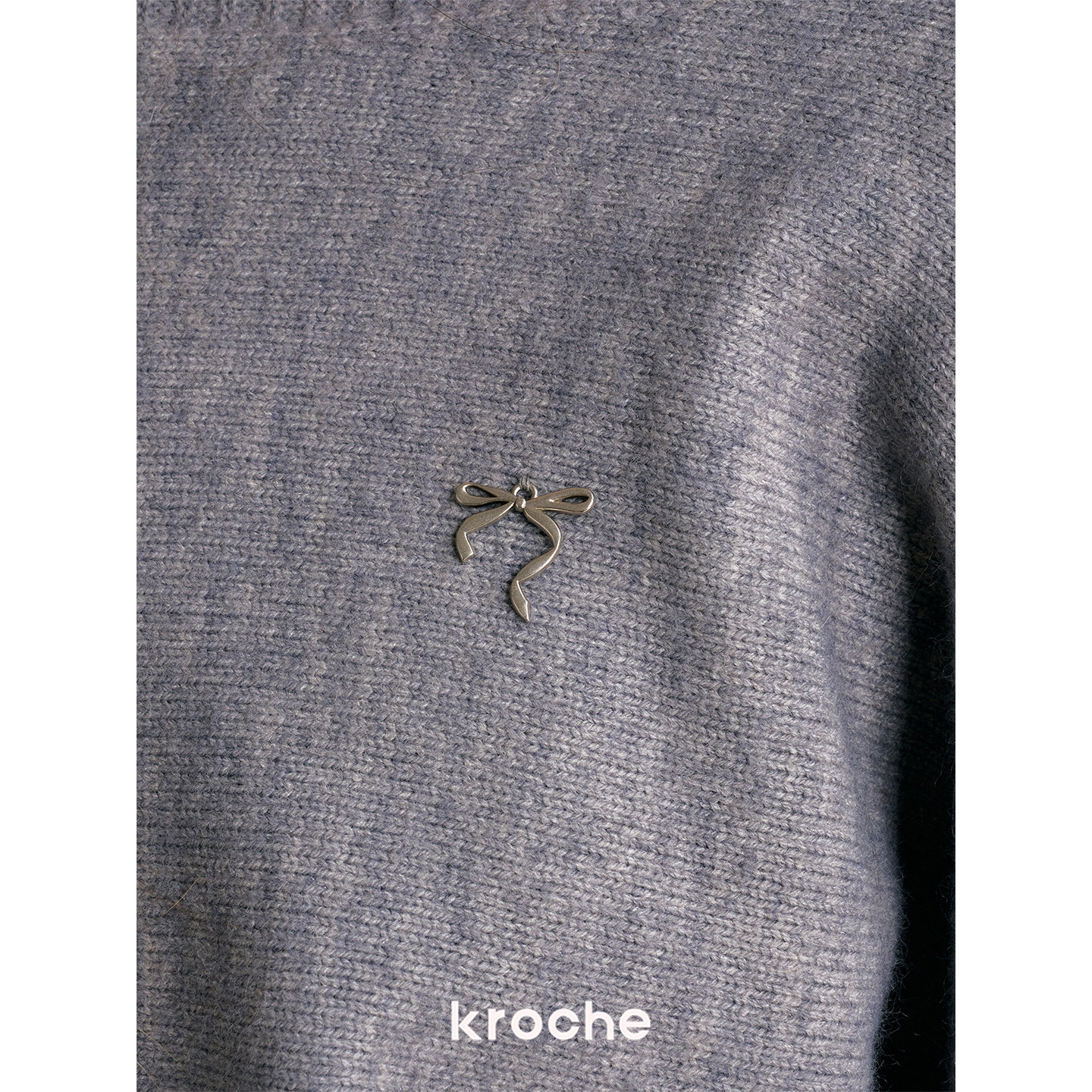 KROCHE アシンメトリー 長袖 ワンピース KR8046