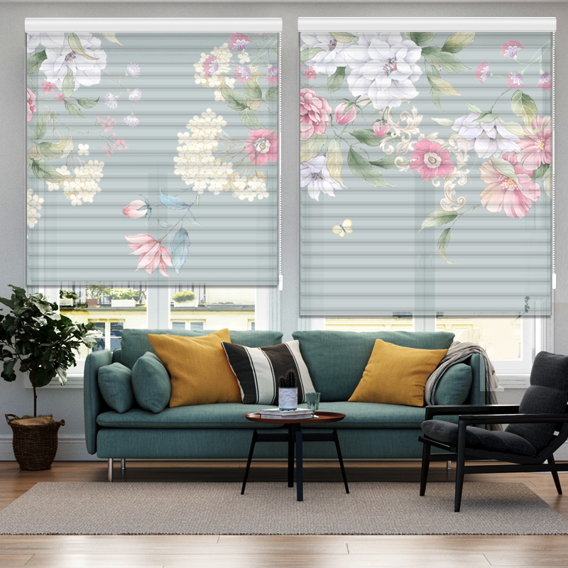 Chinese style wind Shangri-la curtain venetian soft screen bedroom Book room Shading Balcony Living-room Electric Roller Blind curtains
