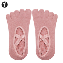 Professional yoga socks summer women non-slip breathable Pilates five-finger socks beginner sports fitness silicone socks