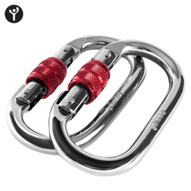 Alloy Steel Manual Climbing Button Multifunction Outdoor Sport Work Load Bearing Safety Cingulum Lock Hook Hanger Bed Chair Insurance Buckle