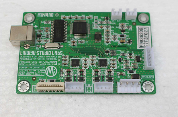 Laser engraving machine M2 motherboard accessories water pump air pump fan encryption dog lens mirror mirror honeycomb board