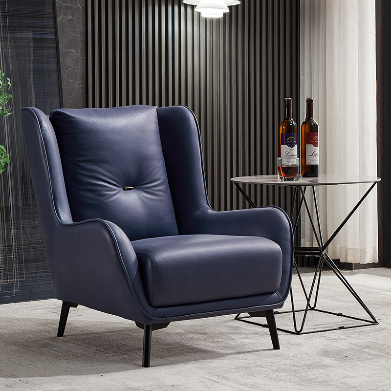 Nordic sofa chair Italian minimalist bedroom single sofa small apartment living room tiger chair light luxury lazy leisure chair