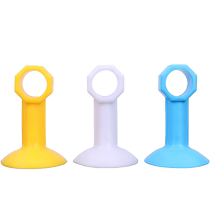 Glass suction cup window door handle glass anti-collision protection artifact silicone door suction powerful silicone vacuum suction device