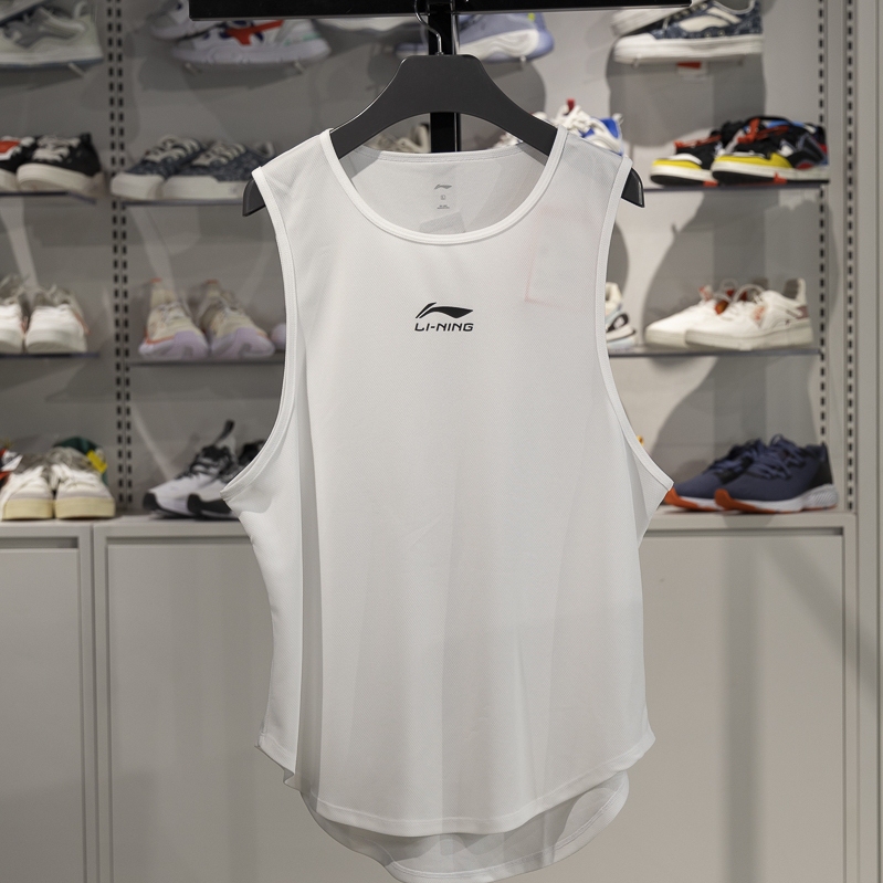 Li Ning Quick-Drying Vest Men's 2025 Summer Fitness Running Training Ice Silk Sleeveless Sports T-Shirt Yvsv021