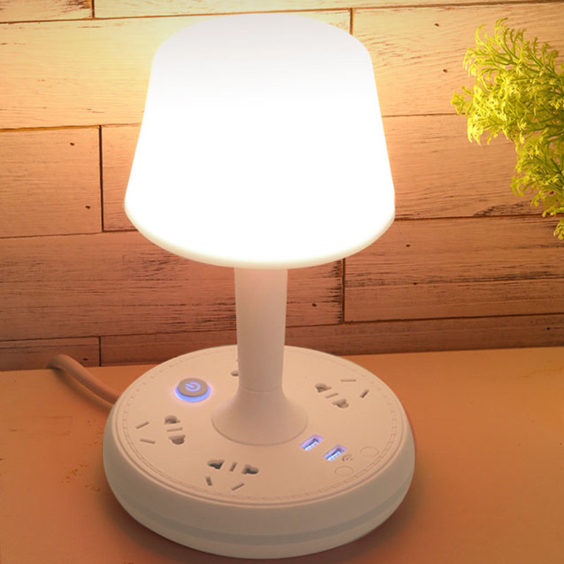 Net red LED small night light remote control bedroom bed head lamp socket type table lamp sleep light baby nursing eye energy saving