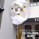 Trendy Transparent Floating Balloons Feather Bobo Balloons Birthday Engagement Party Wedding Room Decoration