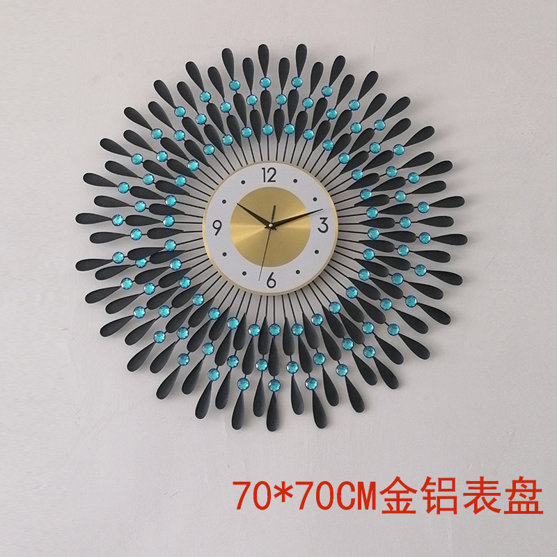 Clocks, Wall Clocks, Living Room Silent Modern Minimalist Household Quartz Clocks, Fashionable and Personalized Art Decoration, Light Luxury Clocks