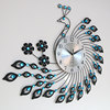 European-Style Peacock Clock Wall Clock Living Room Simple Modern Personalized Creative Clock Home Decoration Silent Quartz Clock