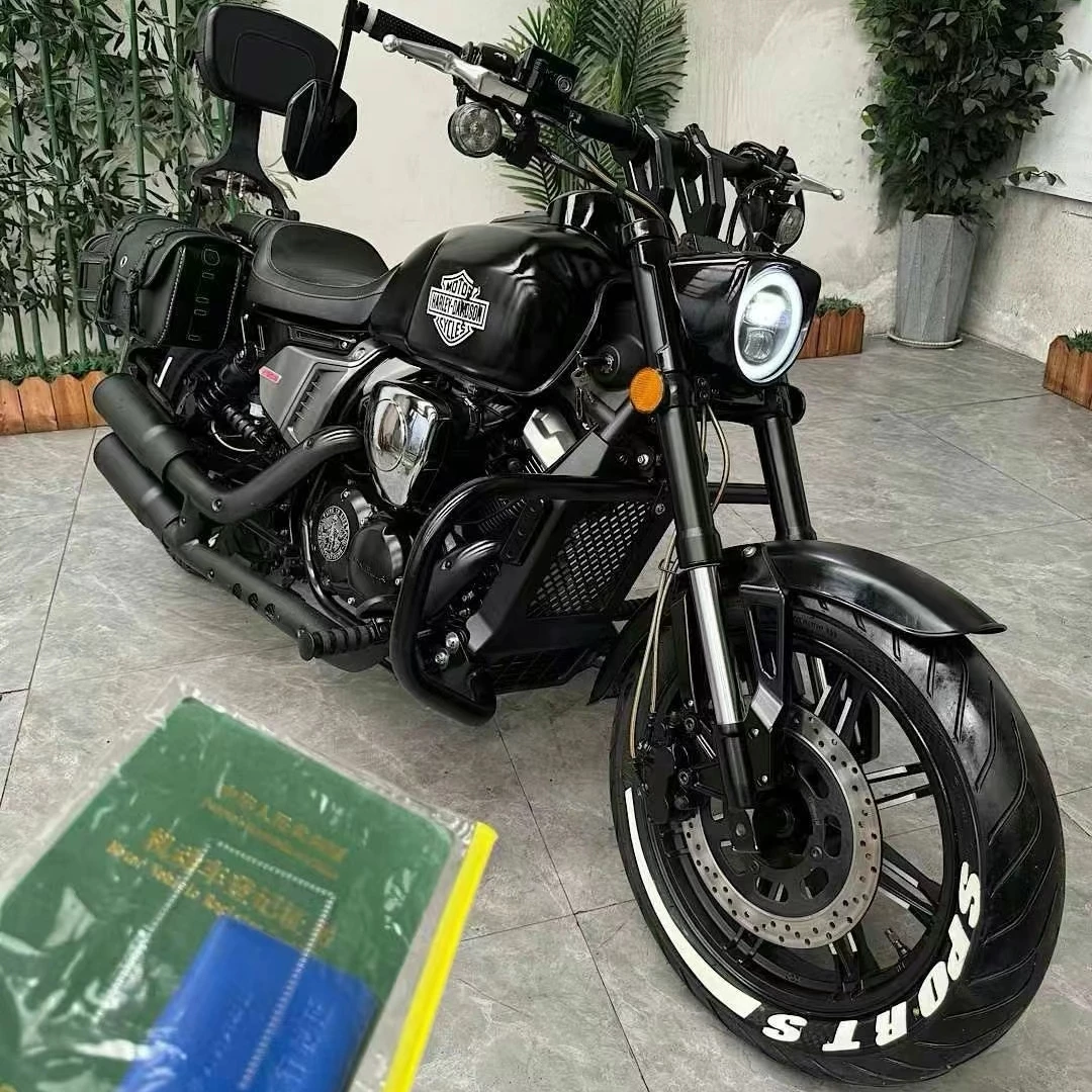 Импортированный подержанный мотоцикл BMW latte cruise ретро тяжелый локомотив Princes Yamaha V-цилиндр 250 Tianwang Street car