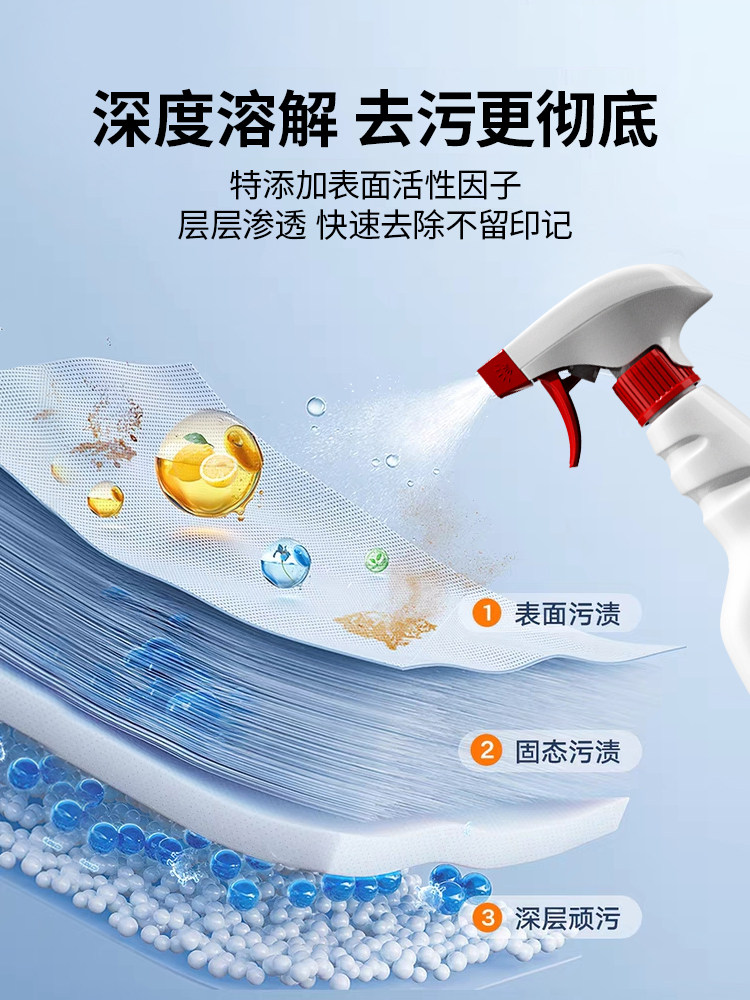 Fabric Sofa Cleaner, No-Wash Carpet Dry Cleaning, Wall Fabric Stain Removal, Technology Cloth Sofa Special Cleaning Agent, Magic Tool