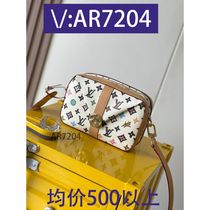 (deposit) canvas cosmetic bag pu stitching cosmetic bag 65370