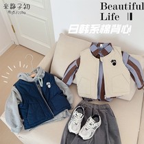 Korean Style Korean Style Clearance Boys Vests Spring and Autumn Outerwear Baby Childrens Waistcoats Female Baby Cowboys Handsome Korean Version Small and Medium