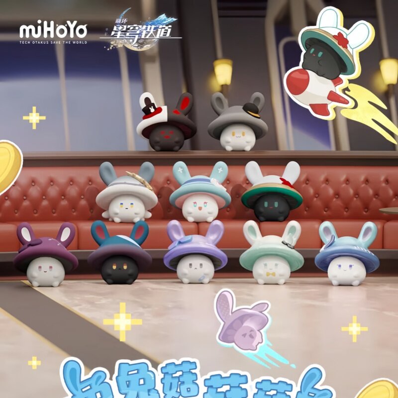 Authentic Suplay Mihoyo Honkai: Star Rail Rabbit Mushroom and Mushroom Rabbit Series Trendy Blind Bag Gift