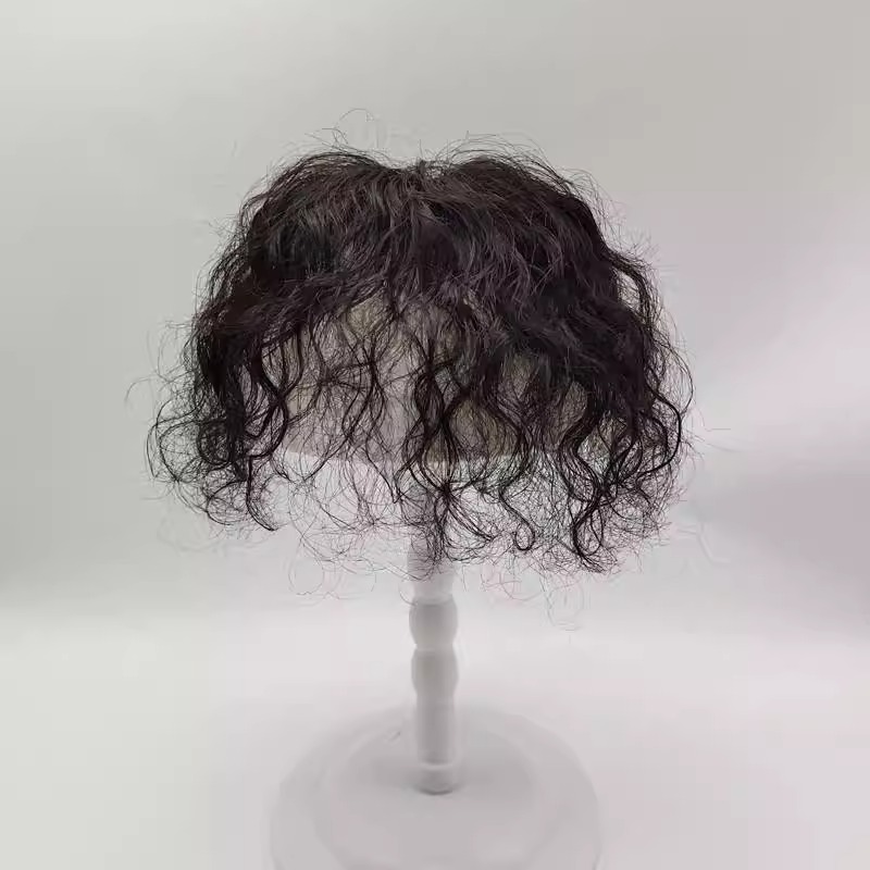 假发女中老年头顶蓬松补发增发量遮白发三七分羊毛卷仿真发补发片，让时光倒流的秘密武器✨