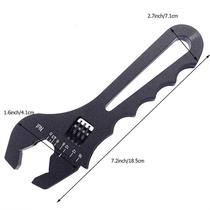 Gong N factory customized modified driver AN3-A1 pipe 6 wrench oil wrench V-shaped movable hand wrench modified car accessories