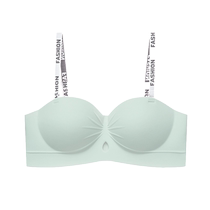 Catman small breast push-up and enlargement underwear womens 2024 new anti-slip top support to prevent sagging and reduce secondary breasts without wire bra