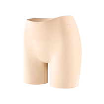 Catman safety pants anti-exposure non-curling womens ice silk traceless antibacterial underwear tummy-controlling butt-lifting leggings two-in-one