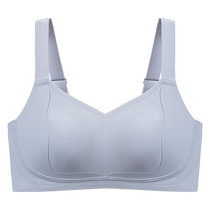 Cat Man Big Breast Revealing Small Underwear Womens Pull-Up Anti-sagging No Wires Seamless Rabbit Ear Cup 2024 New Style Bra