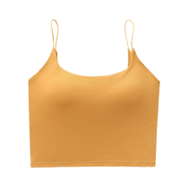 Catman Camisole Womens Camisole with Breast Pads for Inner and Outerwear Slim and Beautiful Back 2024 New Summer Thin Bottoming Top