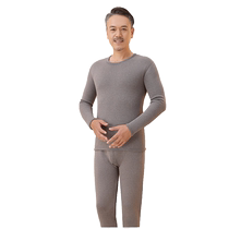 Catman middle-aged and elderly thermal underwear heating and velvet men and women cold-proof thick set 2024 new style for parents