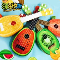 Cartoon Fruit Jukri Riri Four Strings Mini Guitar It Can Be A Musicer Puzzle Children Toy Violin