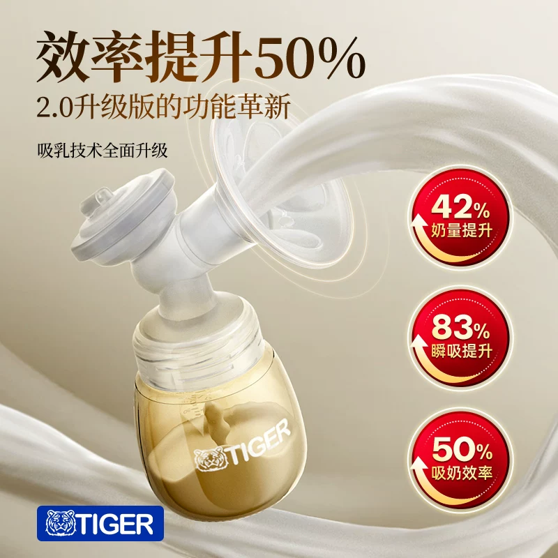 Double-sided breast pump, painless postpartum automatic massager
