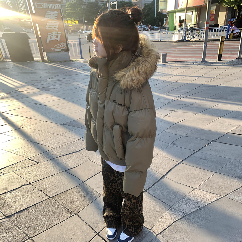 Zuoshan Diao Leather Jacket, Cotton Coat, Women's Winter Clothing, 2025 New American Retro Style, Large Fur Collar Parka, Cotton Coat, Cotton Jacket Zuoshan Diao Leather Jacket, Cotton Coat, Women's Winter Clothing, 2025 New American Retro Style, Large Fur Collar Parka, Cotton Coat, Cotton Jacket