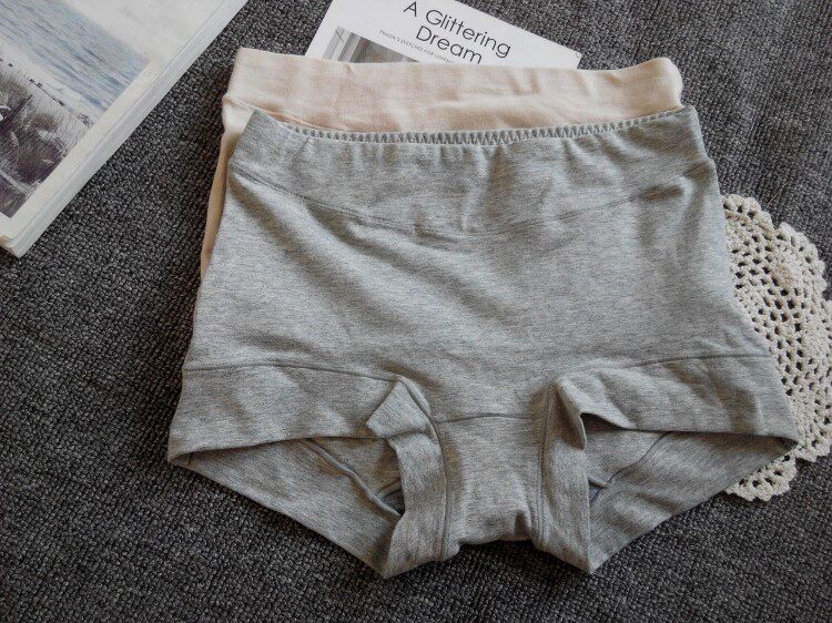 Foreign Trade Outlet Lady Pure Cotton Briefs Small corner High waist Purse Hip no marks Glutes Hip large size Size Fat Mm Full Cotton