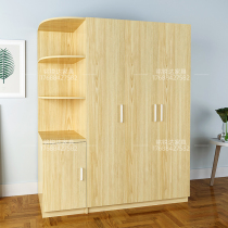 Hotel Improvised Apartment Containing Cabinet Bedroom Wardrobe Modern Minima Guest House Furniture Plate Assembled Wardrobe Hung Closet