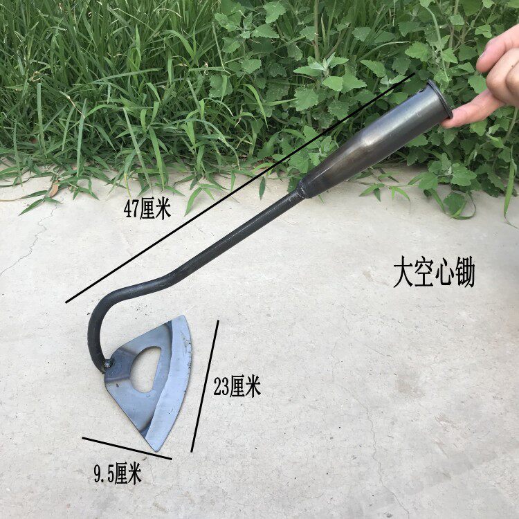 Hoe Head Dug for Multi-functional Home open Deserted Seed vegetable Weeding God Shovel Full Steel Thickened Wood Handle Shoveling Grass Pine Earth Tool