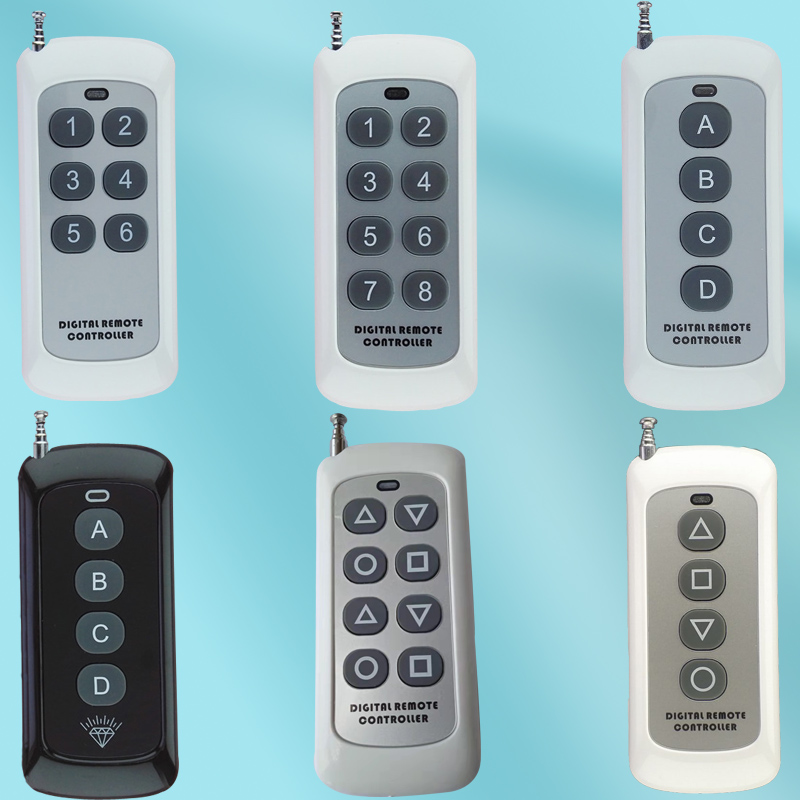 4 keys 6 keys 8 keys lamp garage door electric door telescopic door electric door and window l315M433M pair copy wireless remote