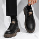 Men's Shoes 2025 New Winter British Style Business Formal Leather Shoes Men's Trendy Versatile Fashionable Casual Shoes Men