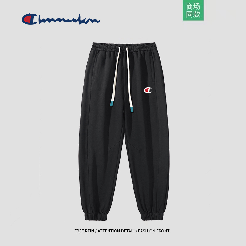 Campus Champion Spring and Autumn Jogger Pants for Men and Women, Couple Style, Loose Trendy Brand Sports Pants, Knitted Sweatpants, Long Pants, Stylish