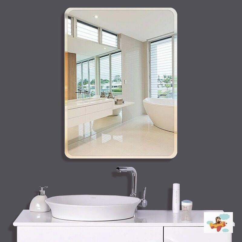 Mirror Sticker Wall Dorm Room Student Small Situation Subbathroom Makeup Room Glass Lens Bathroom Home Brief