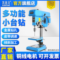 Multi-function bench drill Small household 220V industrial-grade drilling machine High-precision drilling and milling dual-purpose precision 380V bench drill