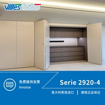 Italys villes no bottom rail Serie2920-4 wardrobe folding door sliding door sliding guide rail