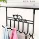 Door rear hook without hole punching door hanging clothes hanger wall hanging bedroom wall hanging clothes hat storage rack