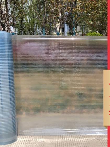 阳光板采光板透明耐力板树脂纤维塑料板房大棚雨棚玻璃彩钢瓦平板