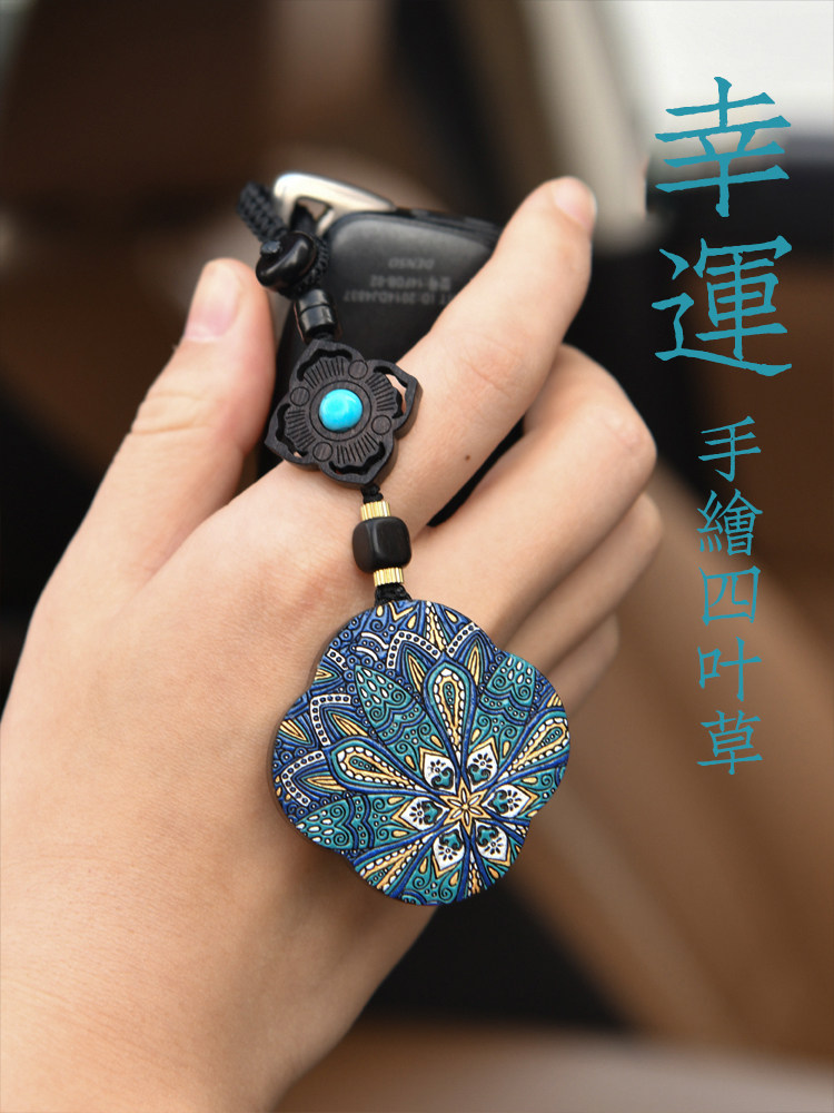 Mercedes-Benz BMW Audi Porsche high-end car key chain lanyard pendant car decoration men's and women's lettering