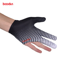 Burton three-finger billiards glove for men and women nine-ball snooker side leaking finger gloves for left and right hands breathable single pack