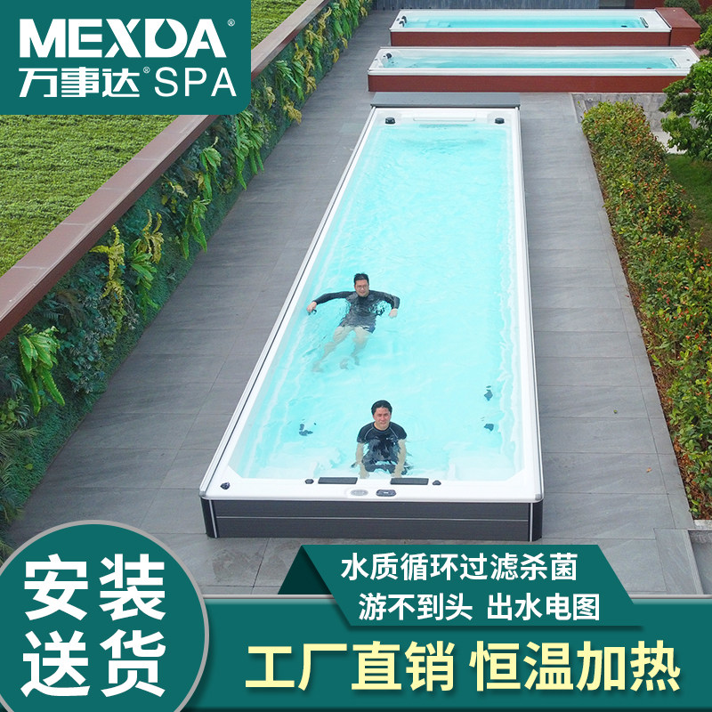 家庭无边际冲浪智能泳池别墅恒温加热室外内亚克力成品健身游泳池!这波真香预警!-游泳池-淘宝好物网