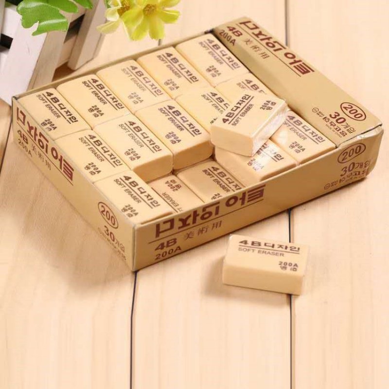 Erasable students study stationery 4b Fine art office Practical Drawing rubber eraser