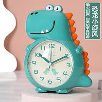 Dinosaur childrens alarm clock start small high student Jane about large volume multifunction portable clock Bedroom bedside mute table