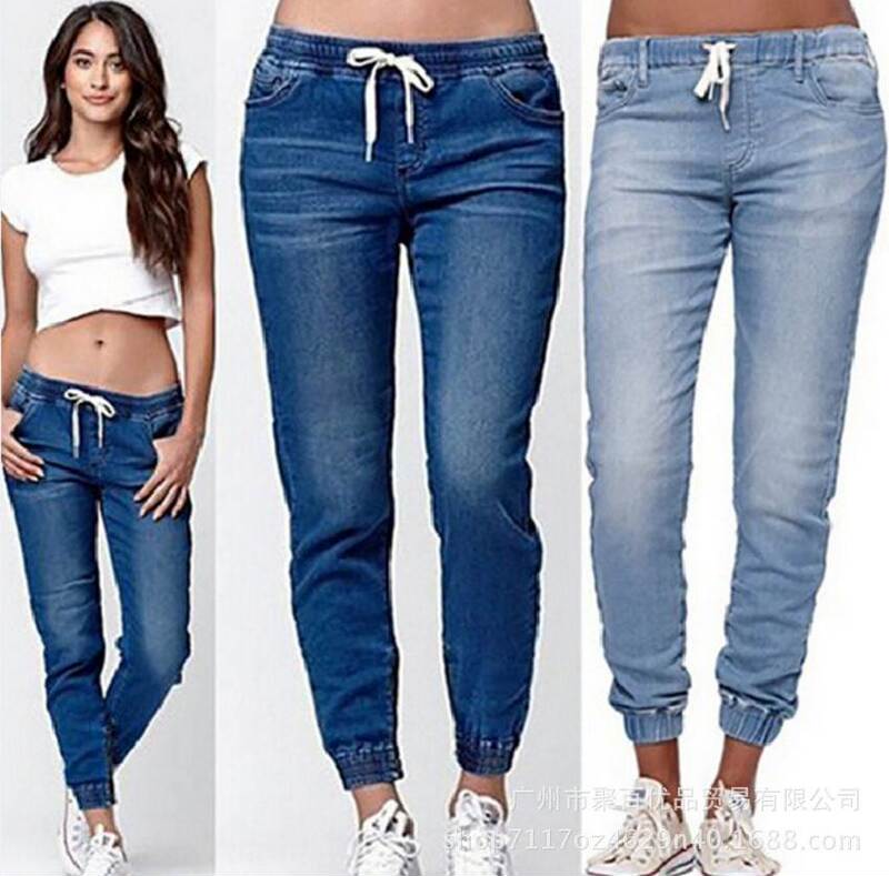 Women Jogging Pants Jeans Plus Size New Large Size Women's Jeans Jogging Pants Women Jogging Pants Jeans Plus Size New Large Size Women's Jeans Jogging Pants